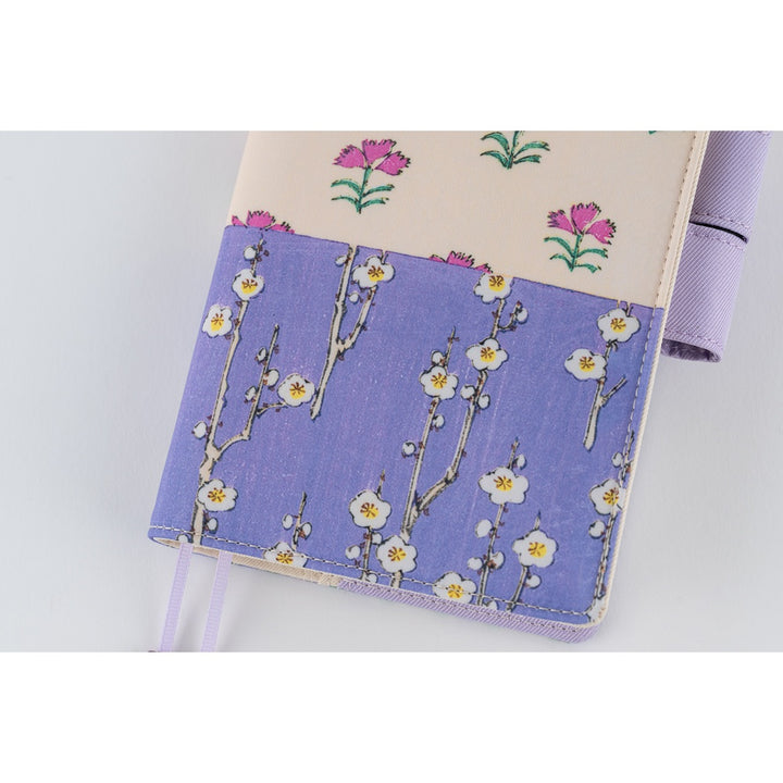 Hobonichi Techo A6 Original Cover with Spring Planner | Unsodo: Bijutsukai (Plum and Dianthus) | Japanese April Start