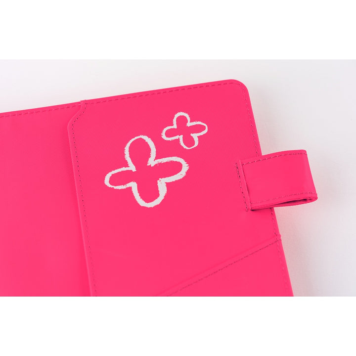 Hobonichi Techo A5 Cousin Cover with Planner | Makoto Matsubayashi: Pink Flowers | English Mon Start