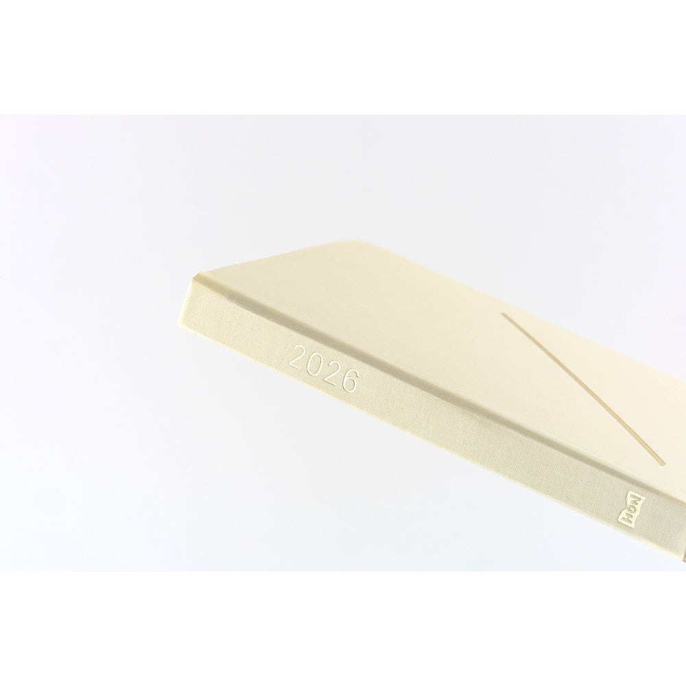 Hobonichi Techo 2026 A6 HON Planner | Slash Ivory | English
