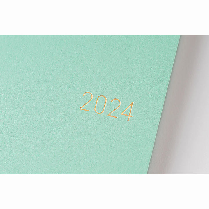 Hobonichi Techo 2024 Weeks Planner | Paper Series: Pale Blue-Green | English *