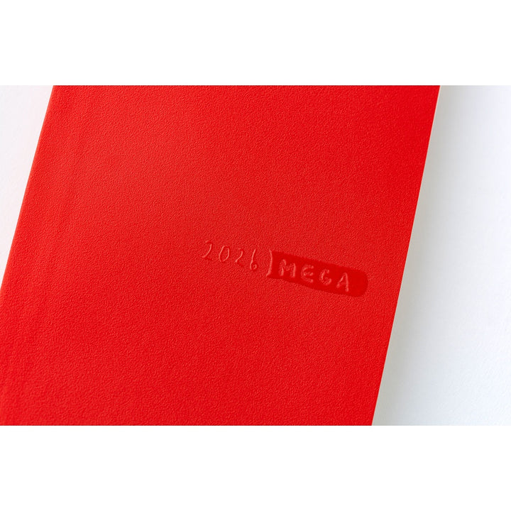 Hobonichi Techo 2026 Weeks MEGA Planner | Sneaker: Tomato Red | English