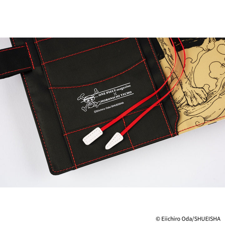 Hobonichi Techo A5 Cousin Cover with Planner | ONE PIECE magazine: Straw Hat Luffy (Black) | English Mon Start