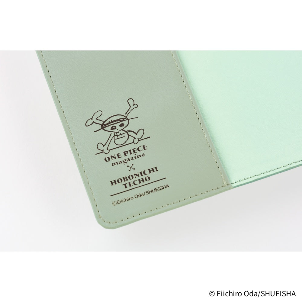 Hobonichi Techo A6 Original Cover with Planner | ONE PIECE magazine: End of Luffy’s Dream (Mint Green) | English Mon Start