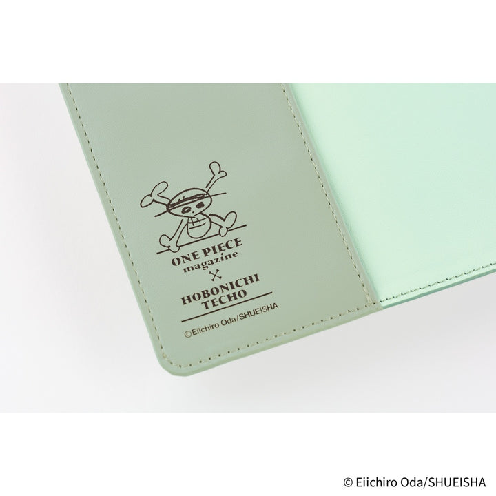 Hobonichi Techo A6 Original Cover with Planner | ONE PIECE magazine: End of Luffy’s Dream (Mint Green) | English Mon Start