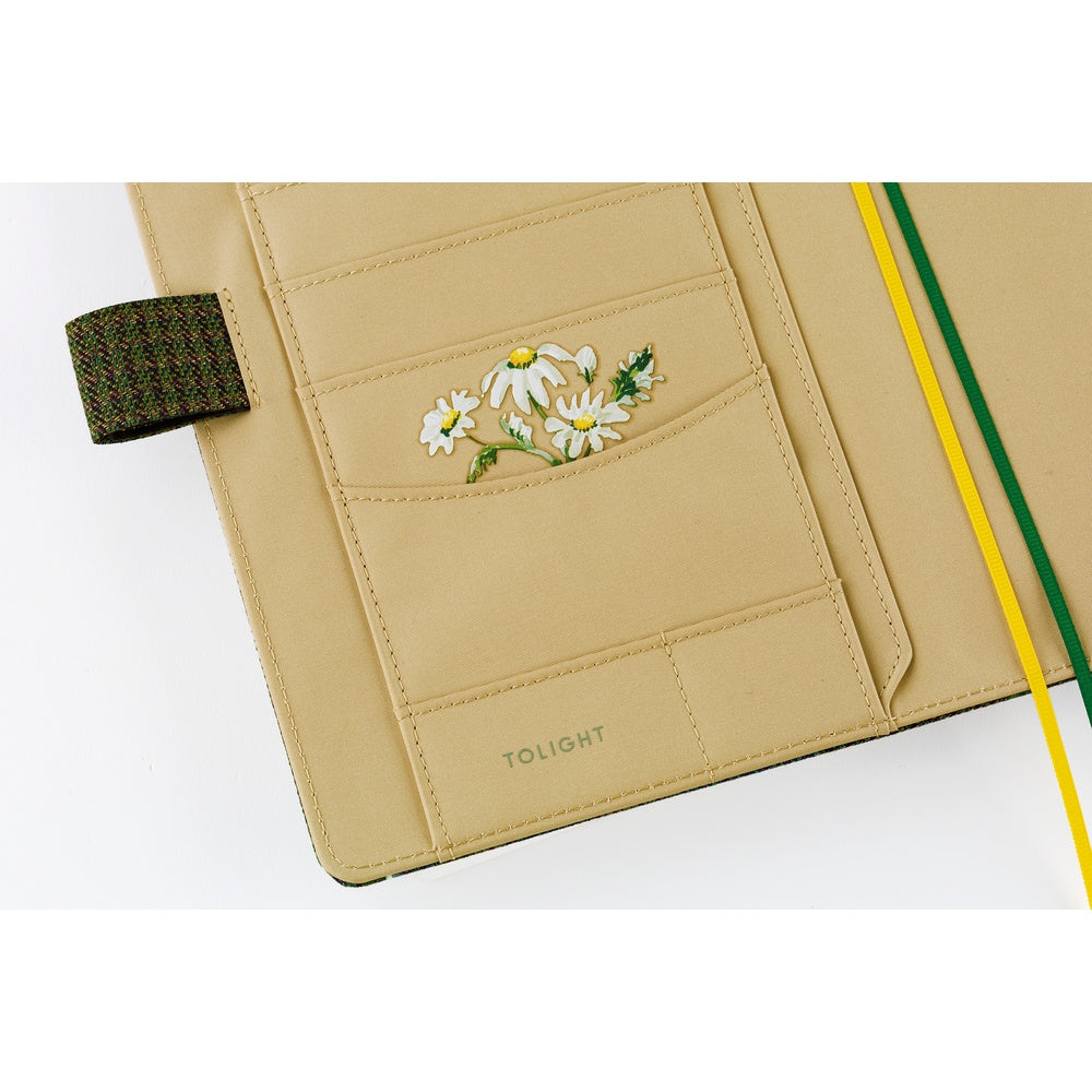 Hobonichi Techo A5 Cousin Cover with Planner | Tolight: Garden of Botany | English Mon Start