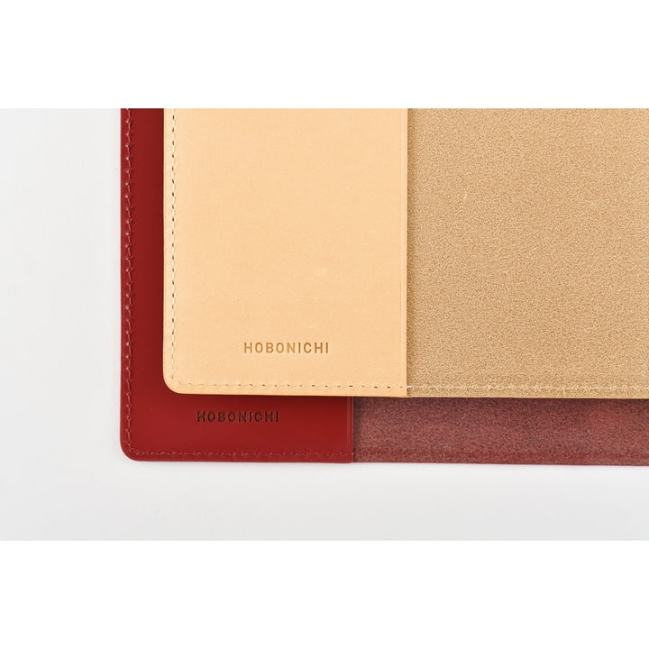 Hobonichi 5-Year A6 Techo Book Cover | Leather Cover (Red)