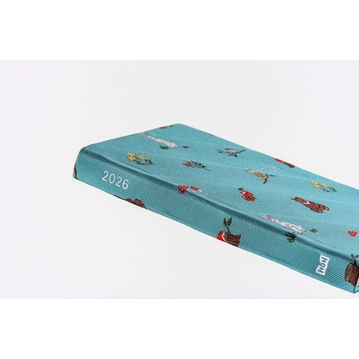 Hobonichi Techo 2026 A6 HON Planner | Bow & Tie: In the Forest | English