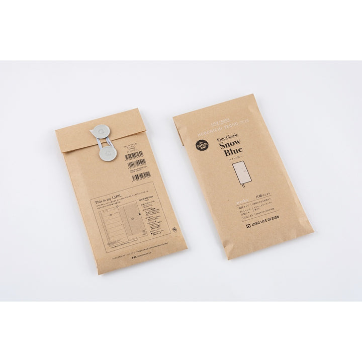 Hobonichi Techo 2026 Weeks Planner | Leather: Snow Blue | English