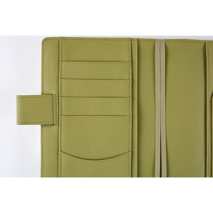 Hobonichi Techo A6 Original Cover with Planner | Leather: Sage Green | English Mon Start