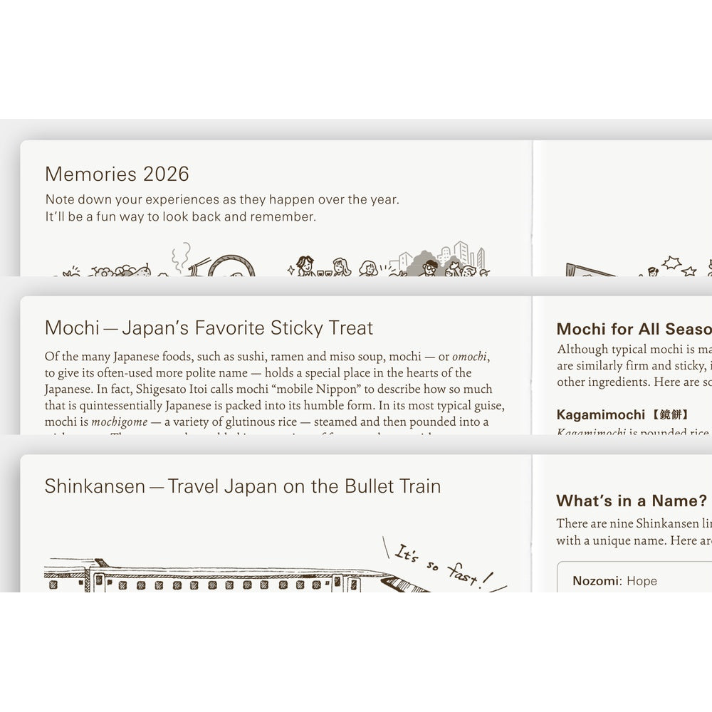 Hobonichi Techo 2026 A6 English Planner Book | Book Only