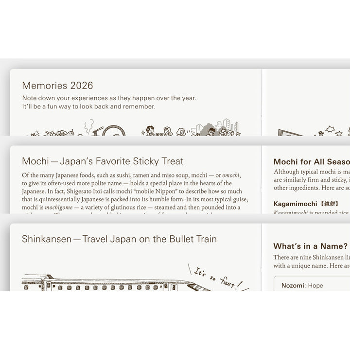 Hobonichi Techo 2026 A6 English Planner Book | Book Only