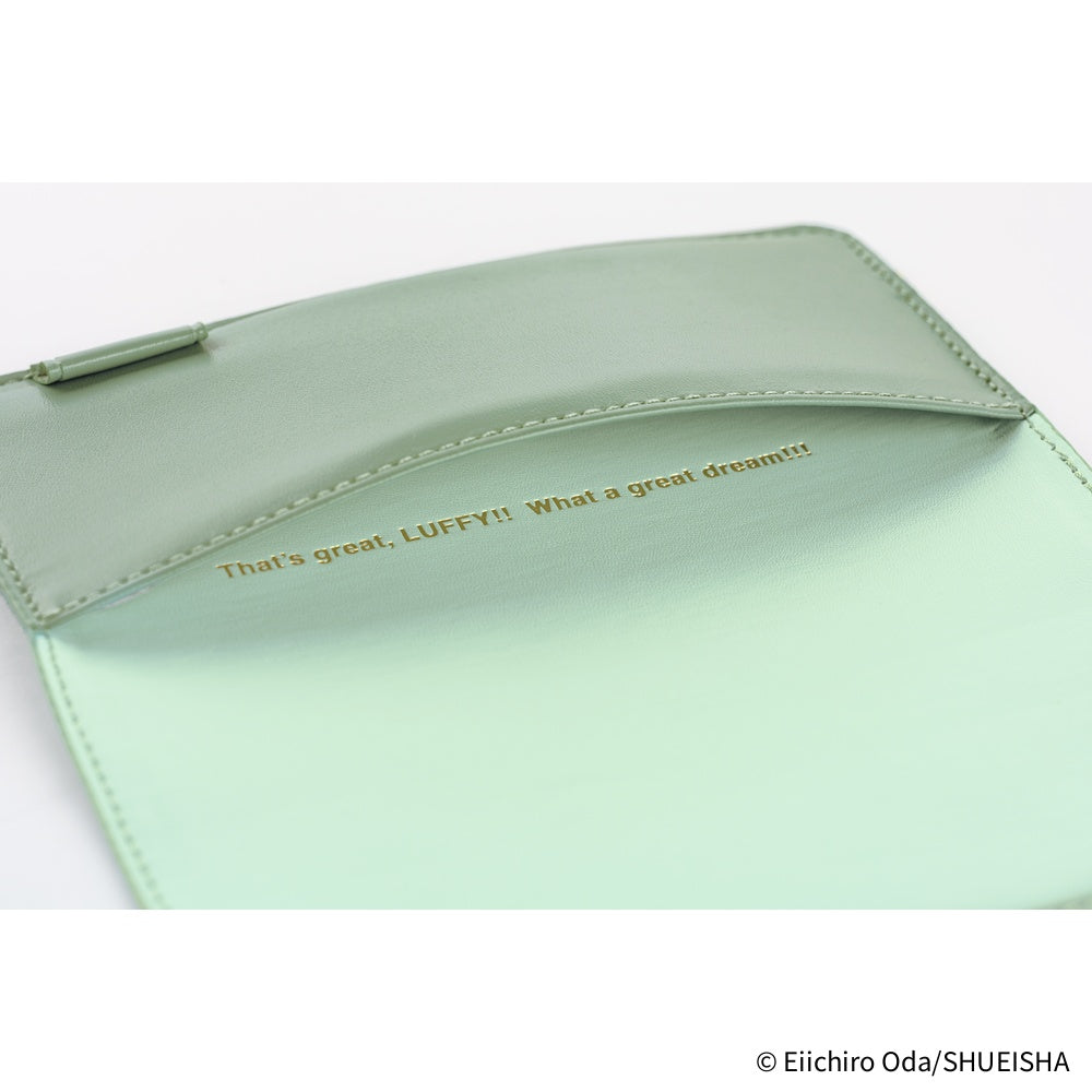 Hobonichi Techo A6 Original Cover with Planner | ONE PIECE magazine: End of Luffy’s Dream (Mint Green) | English Mon Start