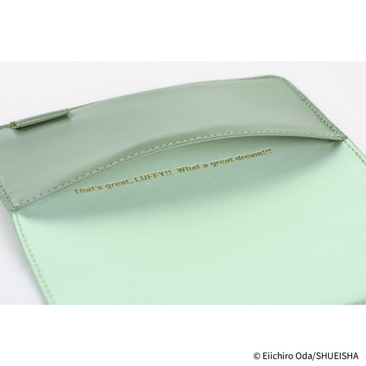 Hobonichi Techo A6 Original Cover with Planner | ONE PIECE magazine: End of Luffy’s Dream (Mint Green) | English Mon Start