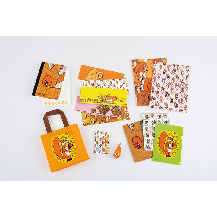Hobonichi Techo 2026 Weeks Planner | 100%ORANGE: Squirrel’s Moving Day | English
