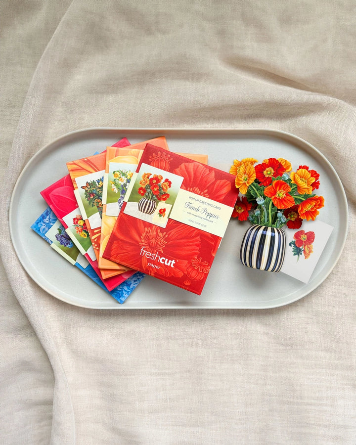 Garden Favorites Mini Pop-Up Cards | Assorted 5 Card Set
