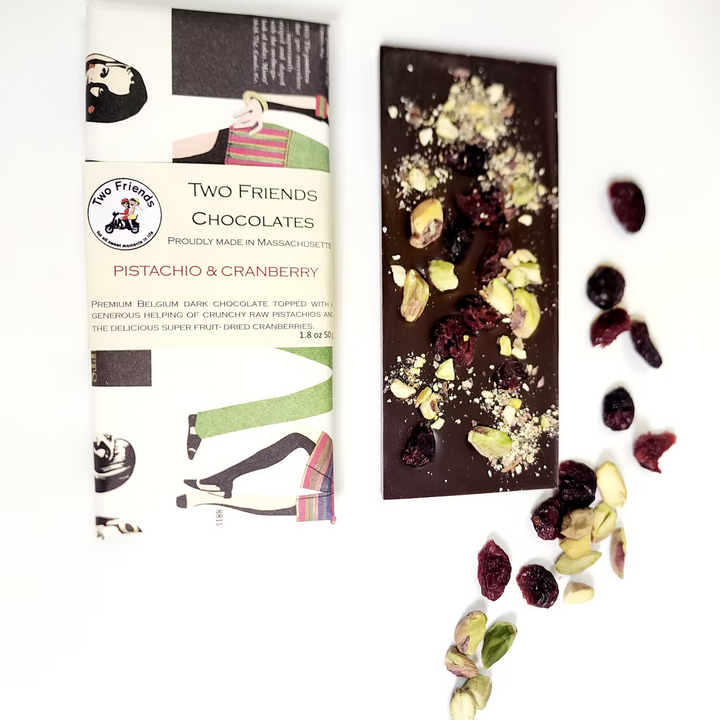 Pistachio and Cranberry Chocolate Bar