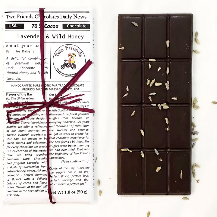 French Lavender and Wild Honey Chocolate Bar