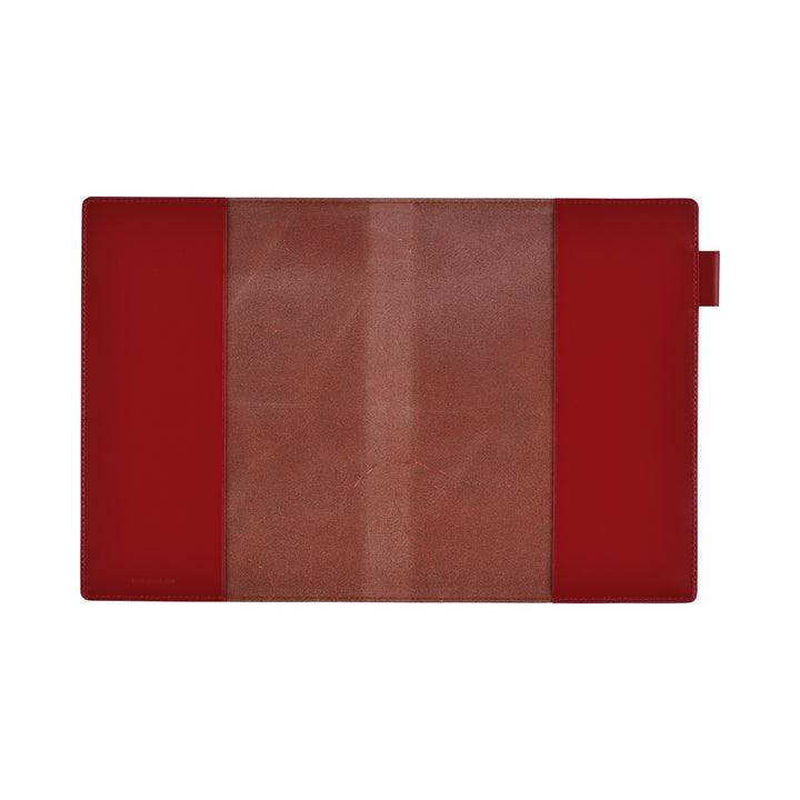 Hobonichi 5-Year A5 Techo Book Cover | Leather Cover (Red)