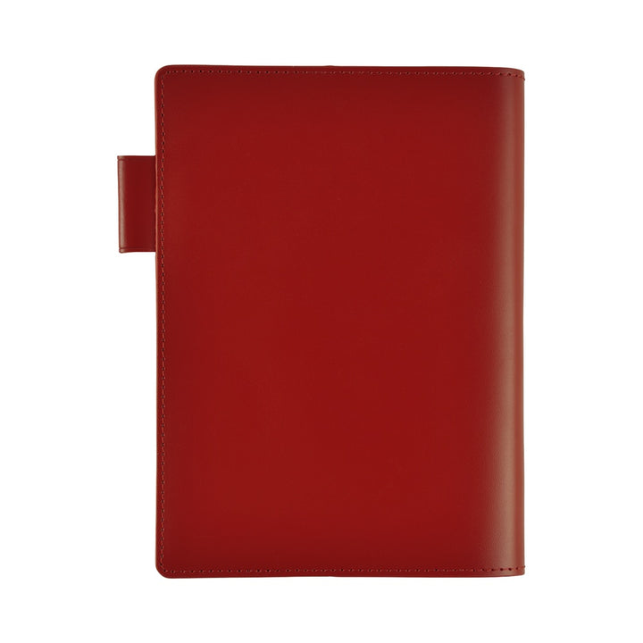 Hobonichi 5-Year A6 Techo Book (2026-2030) | Leather Cover (Red)