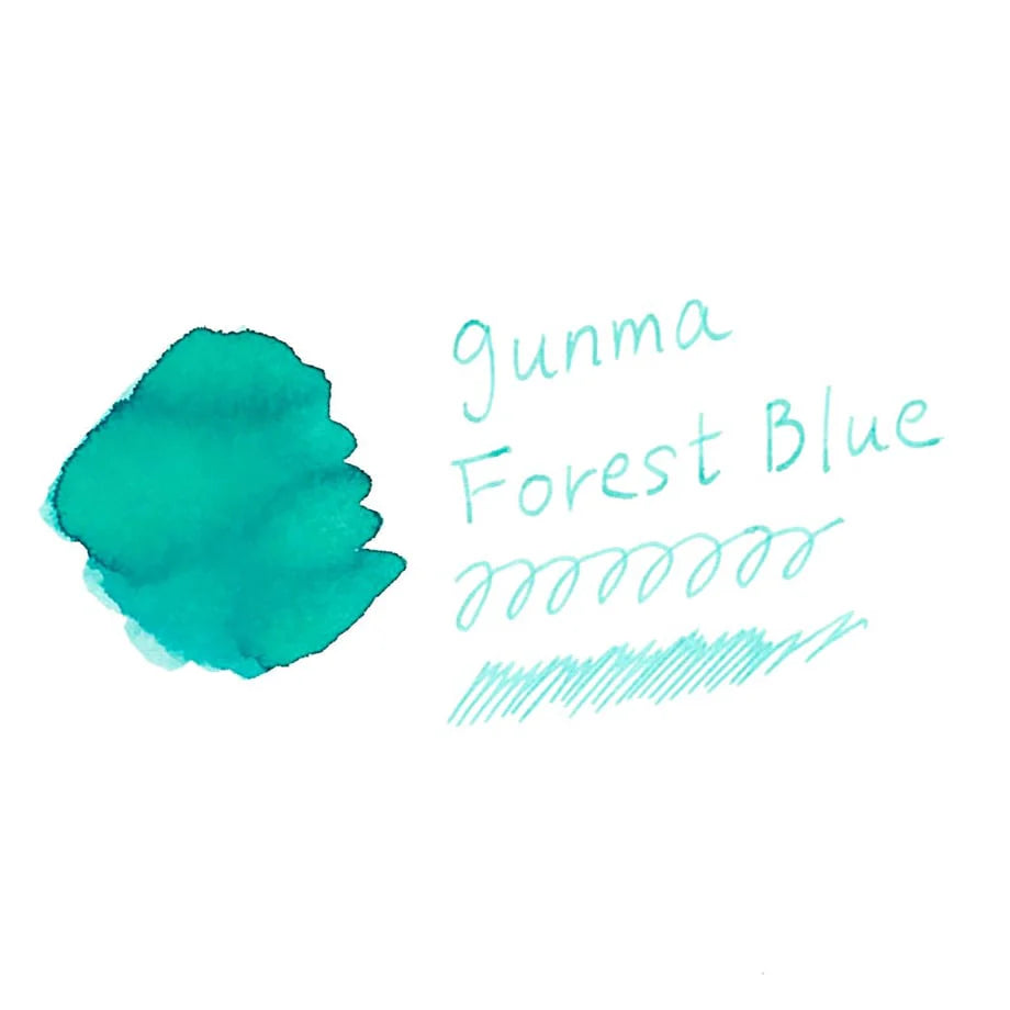 Gunma Forest Blue Fountain Pen Ink