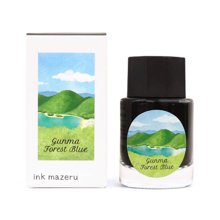 Gunma Forest Blue Fountain Pen Ink