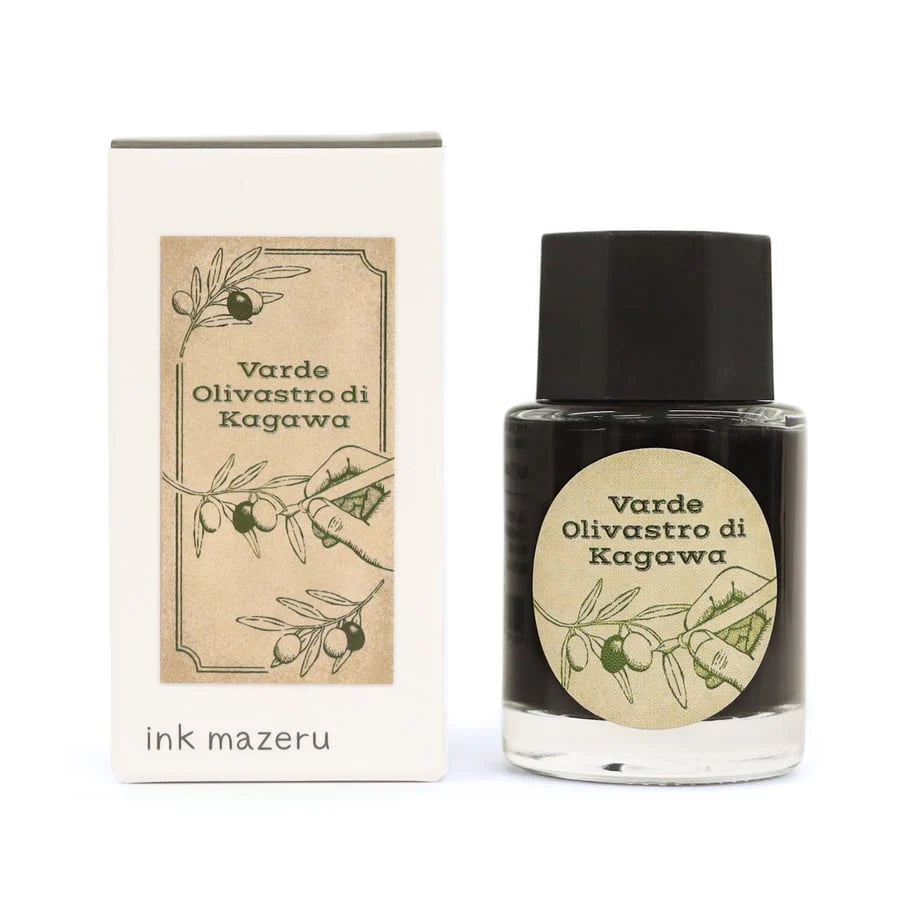 Varde Olivastro di Kagawa Fountain Pen Ink