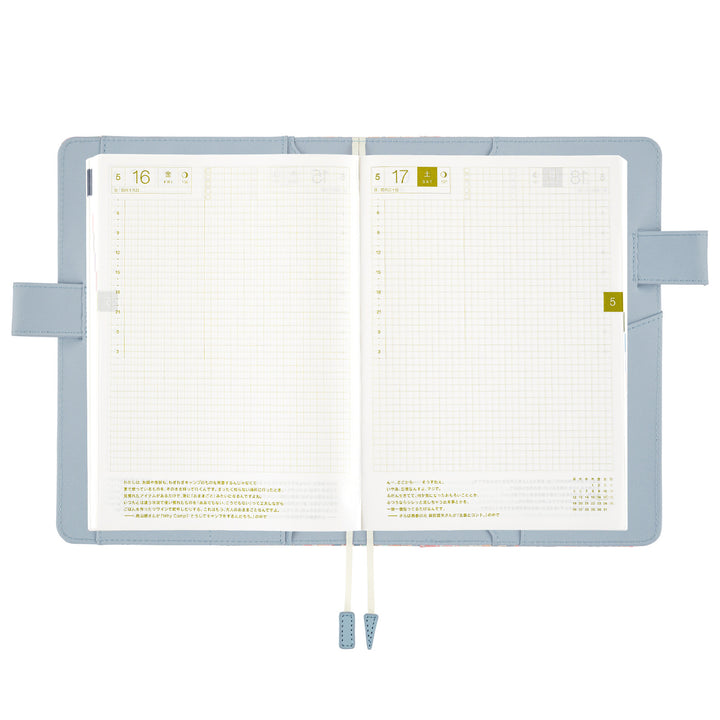 Hobonichi Techo A5 Cousin Cover with Spring Planner | Liberty Fabrics: Michelle | Japanese April Start