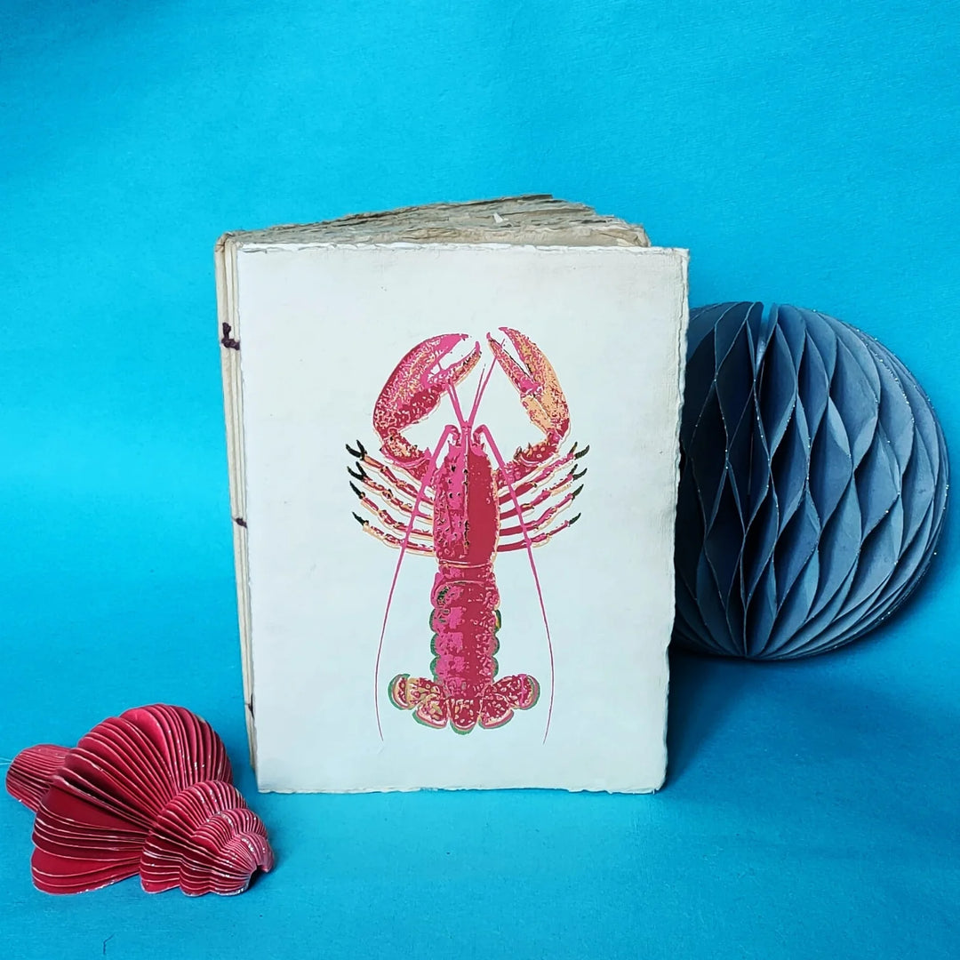 Red Lobster Parchment Paper A5 Notebook