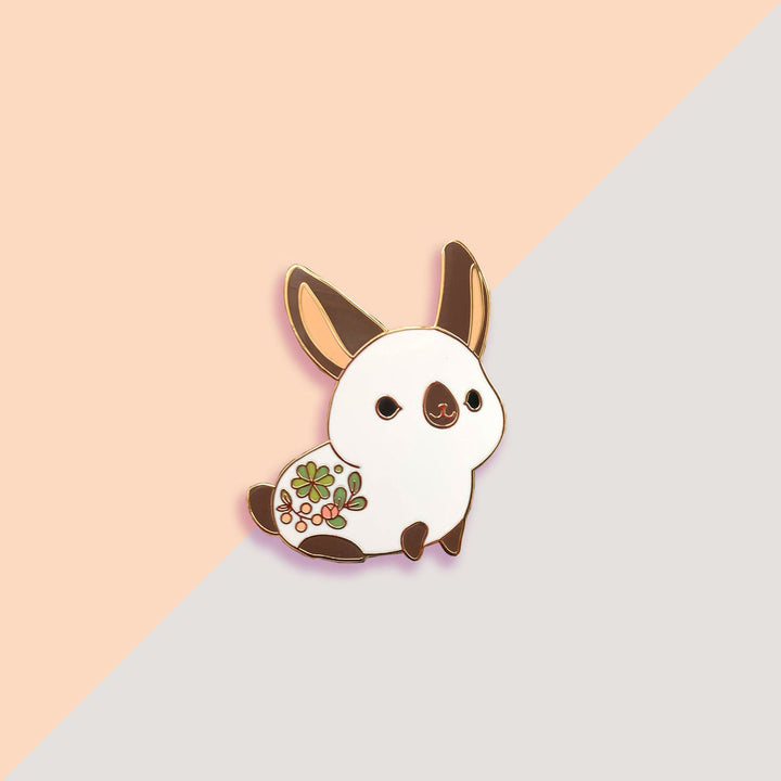 Himalayan Rabbit Enamel Pin