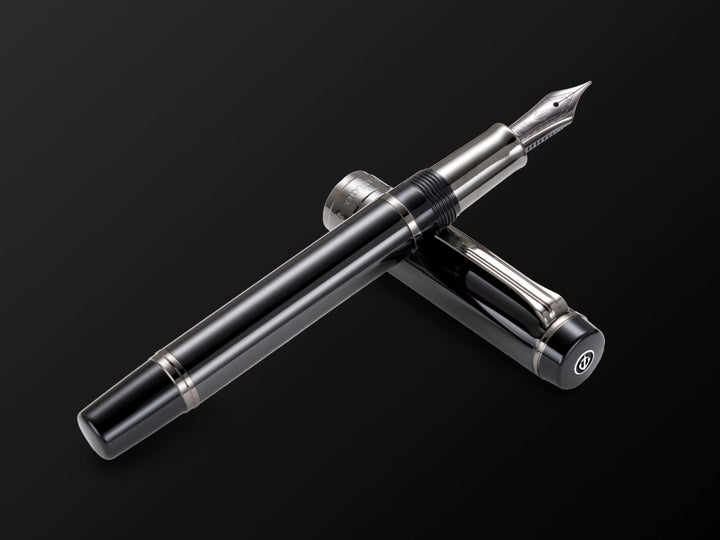 Sailor CYLINT Black Stainless Steel Fountain Pen | Limited Edition *