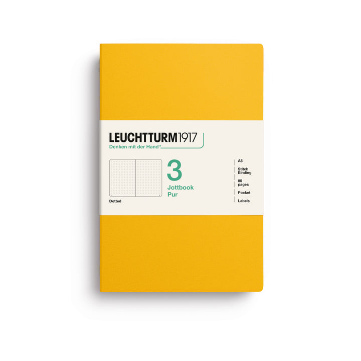 Softcover Dotted Jottbook | Sunflower | Pack of 3