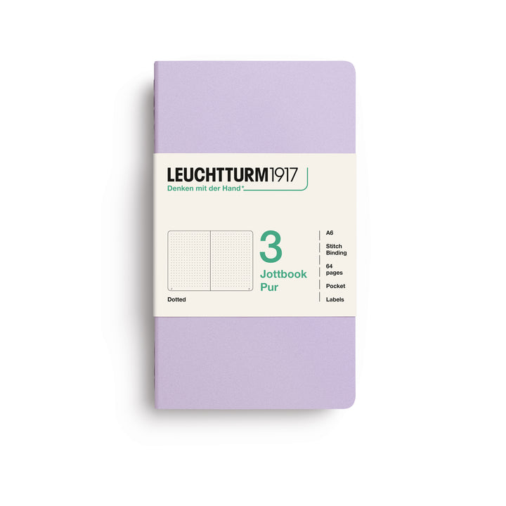 Softcover Dotted Jottbook | Lilac | Pack of 3