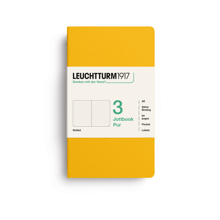 Softcover Dotted Jottbook | Sunflower | Pack of 3