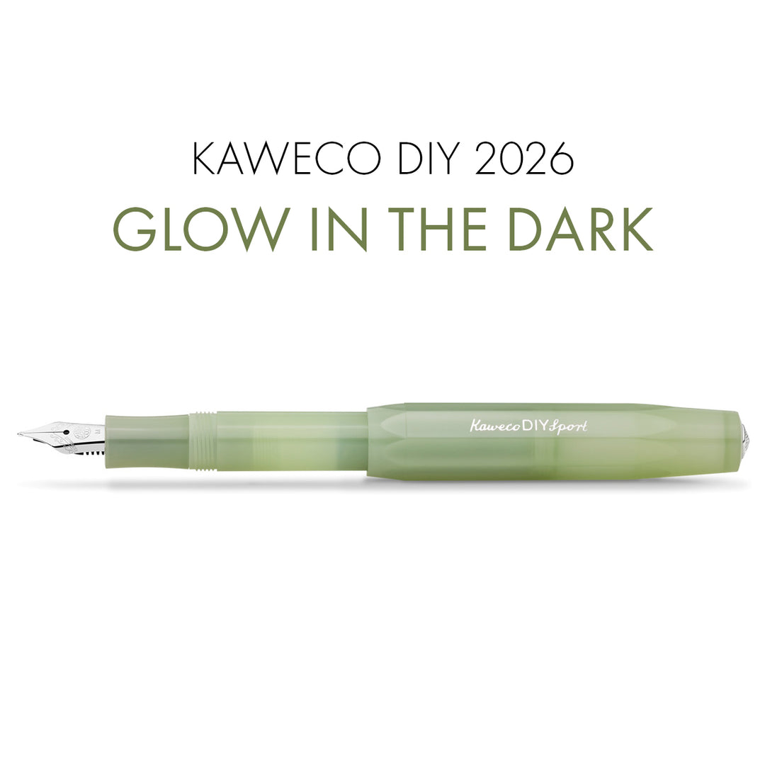 Create Your Own Kaweco DIY Sport Glow in the Dark Fountain Pen