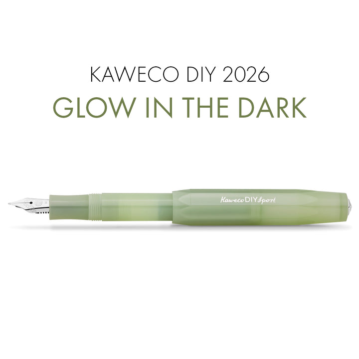 Create Your Own Kaweco DIY Sport Glow in the Dark Fountain Pen