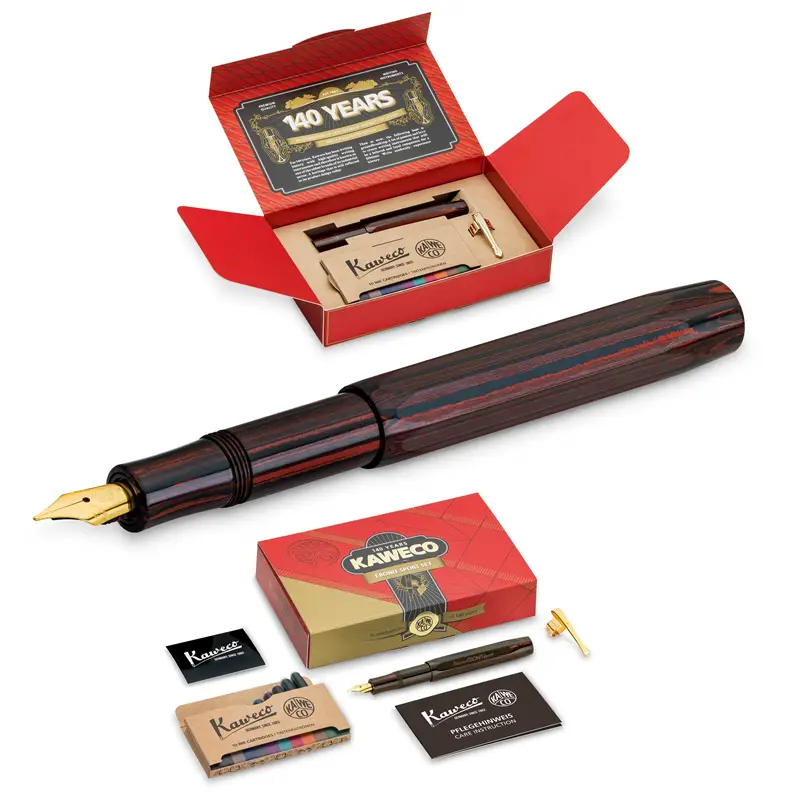 Kaweco 140 Years Ebonit Sport Fountain Pen | Fine Nib | Limited Edition
