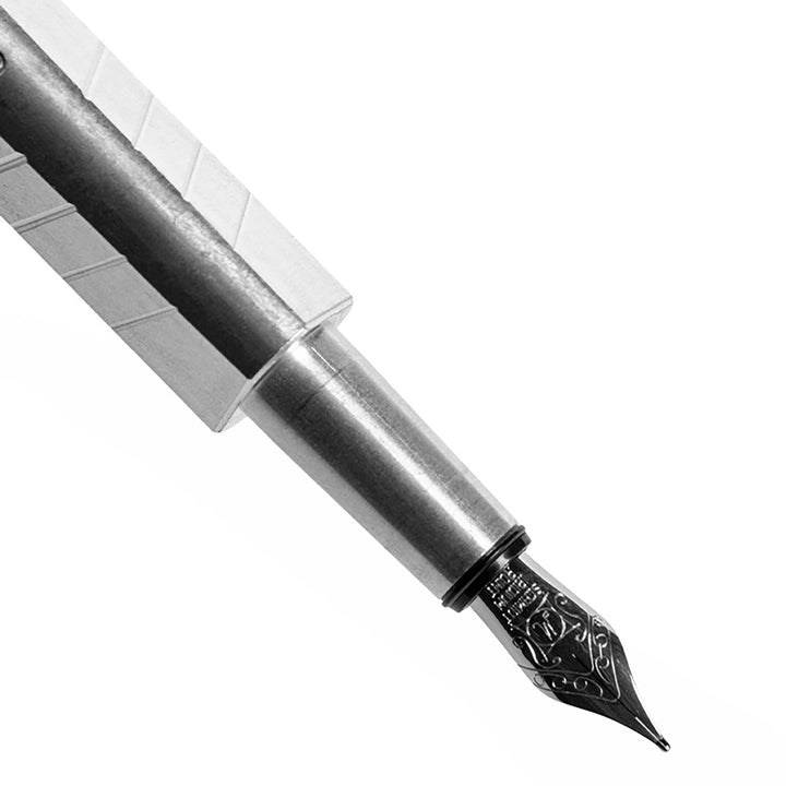 Tino Fountain Pen | Raw Aluminum