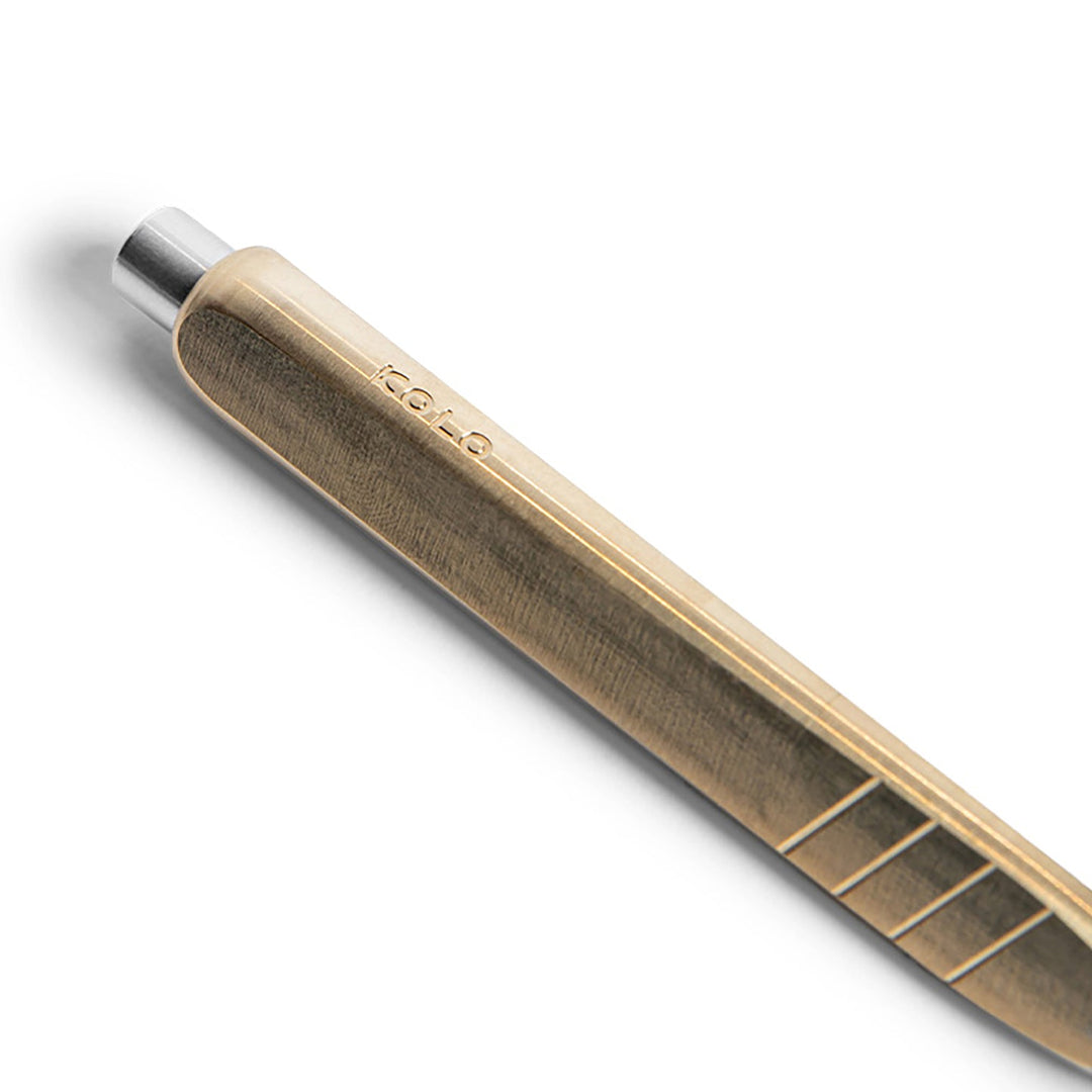 Tino Ballpoint Pen | Raw Brass