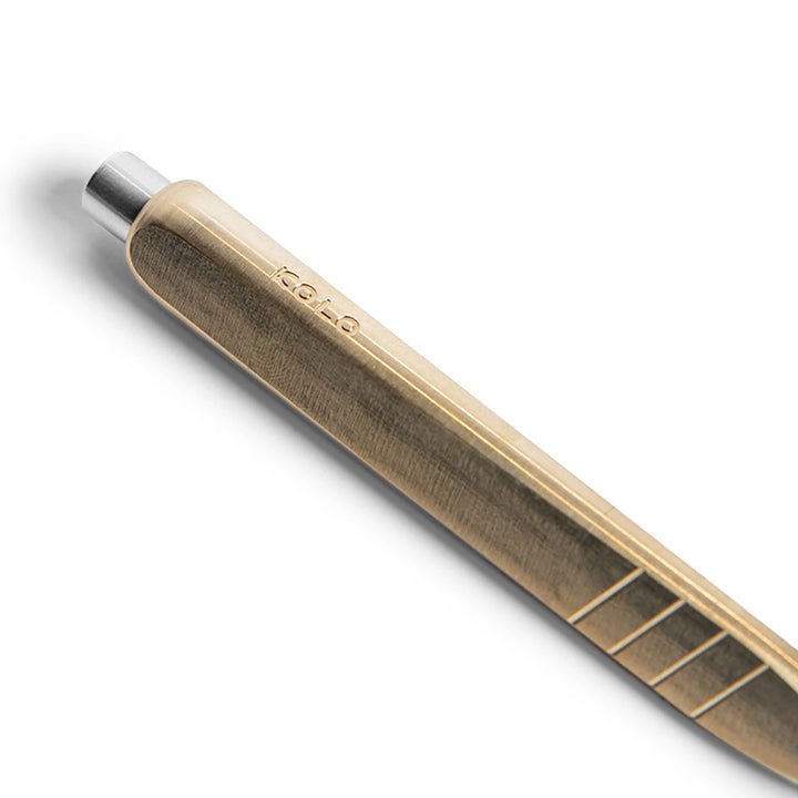 Tino Ballpoint Pen | Raw Brass