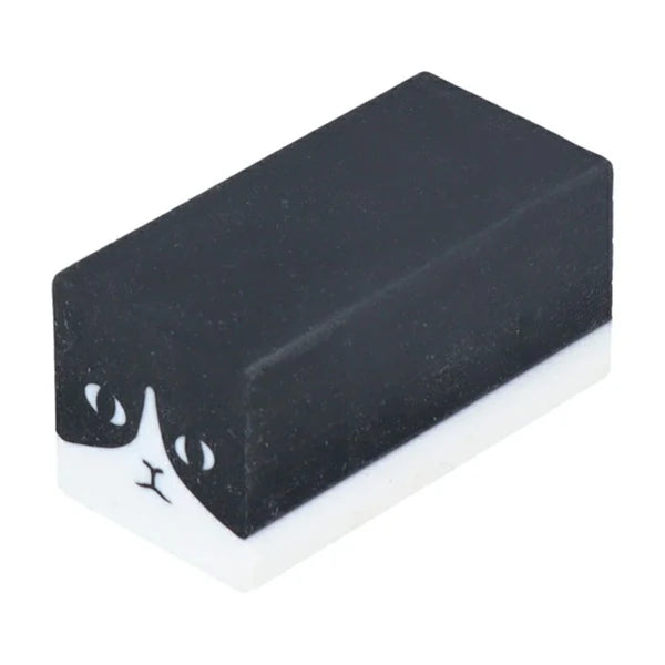 Black and White Cat Eraser