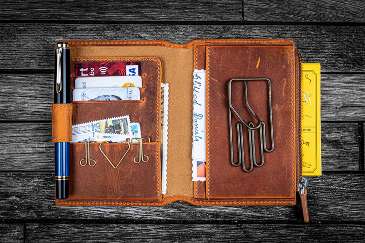 Leather Wallet Insert for TRAVELER'S Notebook | Passport Size