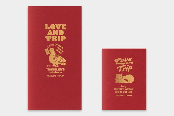 TRAVELER'S notebook Refill LOVE AND TRIP | Regular Size | Limited Edition