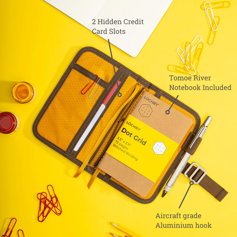 Canvas Cover Mini Field Journal | Nautical