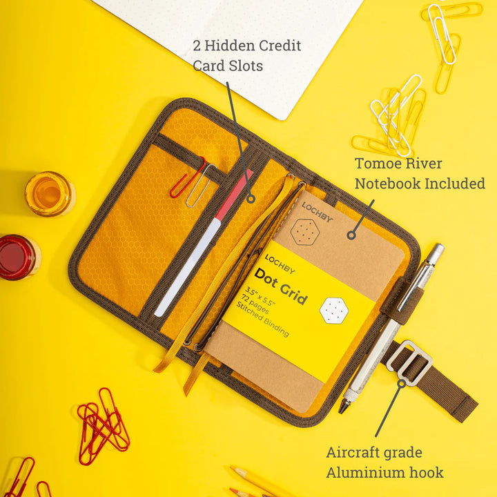 Canvas Cover Mini Field Journal | Nautical