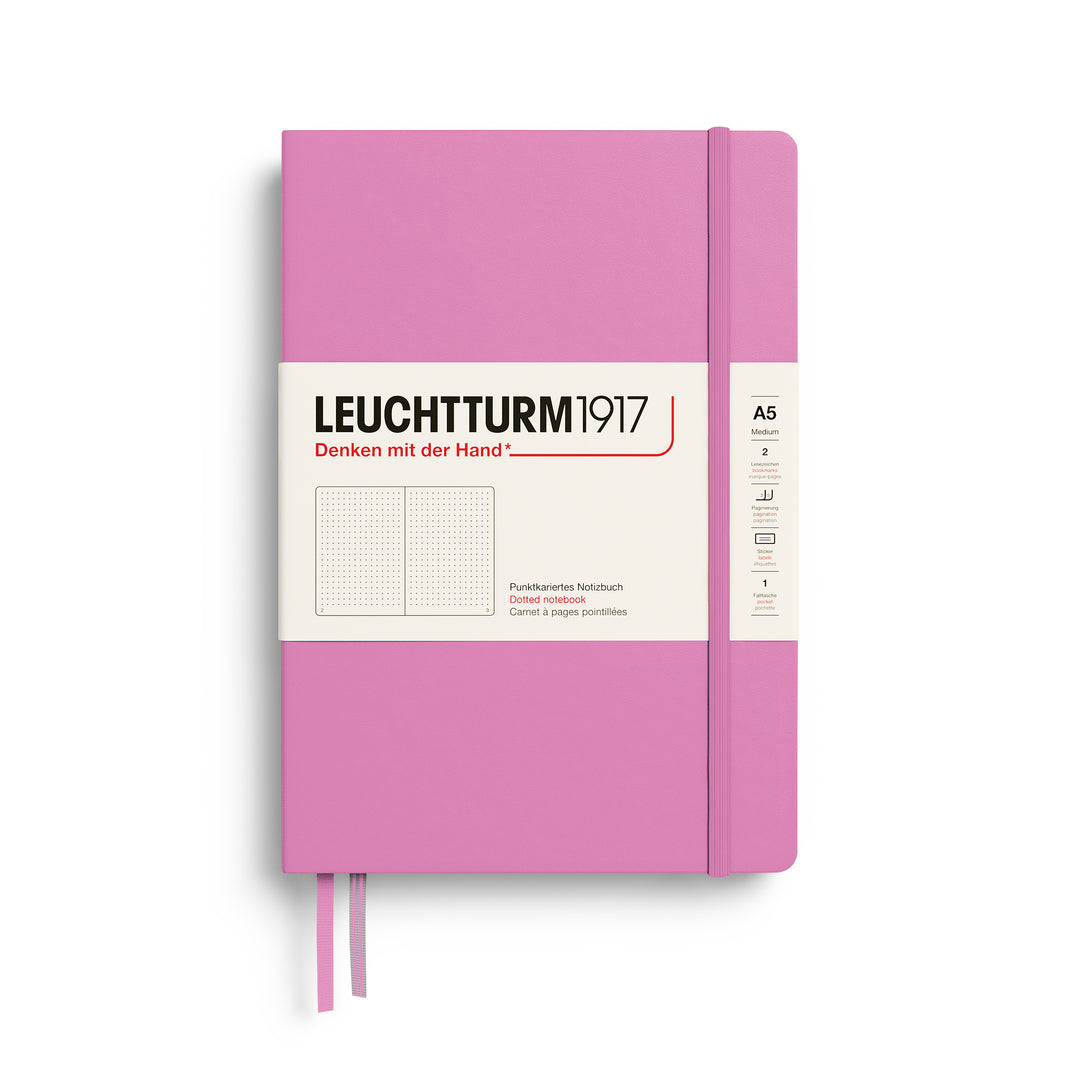 Leuchtturm1917 Hardcover Dot Grid A5 Notebook | Bubblegum