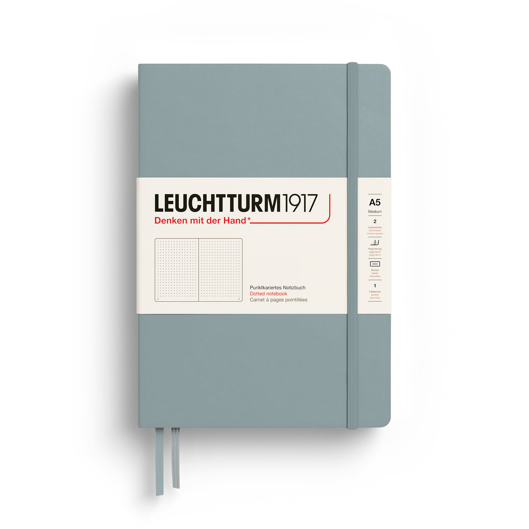Leuchtturm1917 Hardcover Dot Grid A5 Notebook | Dove
