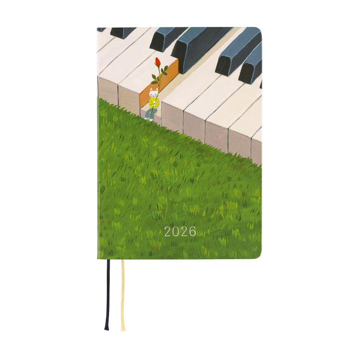 Hobonichi Techo 2026 A6 HON Planner | Hiroko Kubota: Waiting on the Chord | English