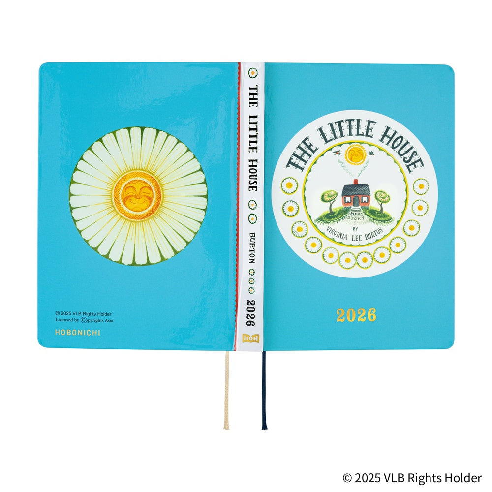 Hobonichi Techo 2026 A6 HON Planner | Virginia Lee Burton: The Little House | English