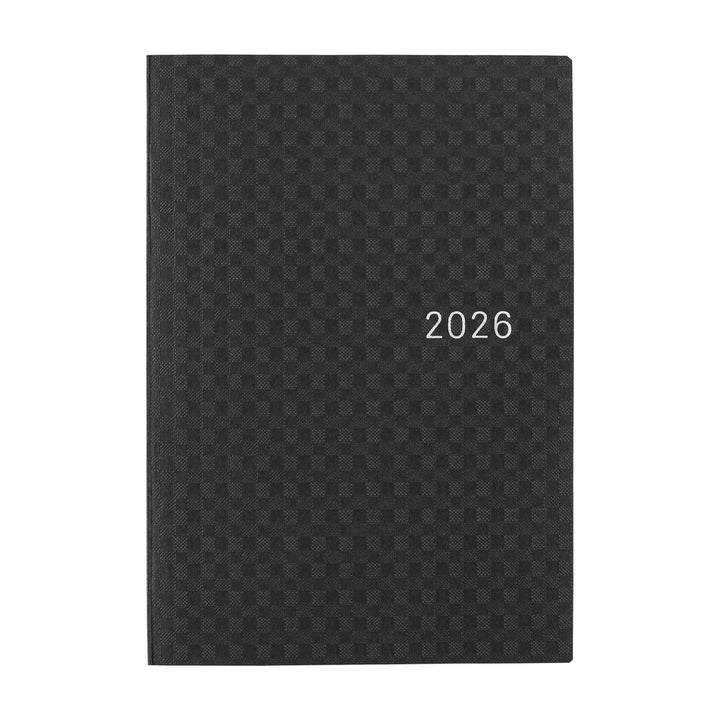 Hobonichi Techo 2026 A6 HON Planner | Paper Series: Black Gingham | English