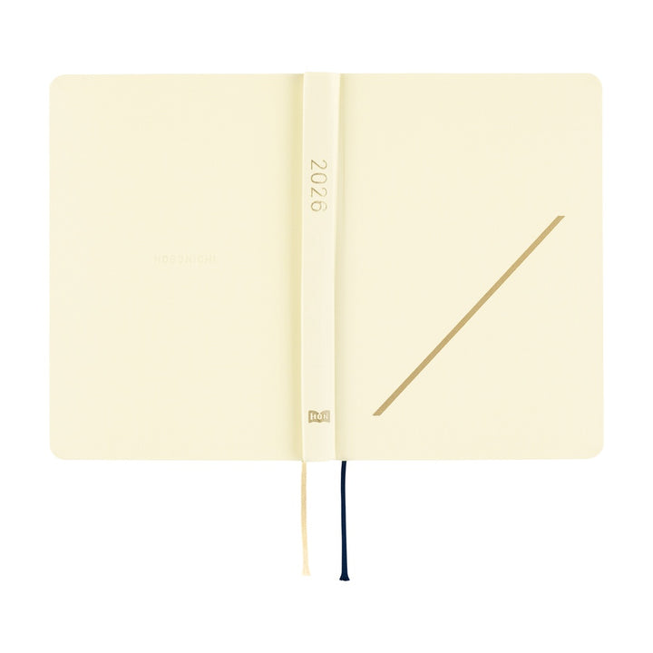Hobonichi Techo 2026 A6 HON Planner | Slash Ivory | English